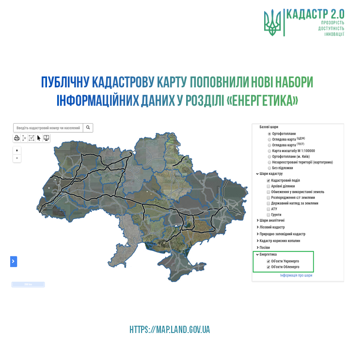Публічна кадастрова карта україни